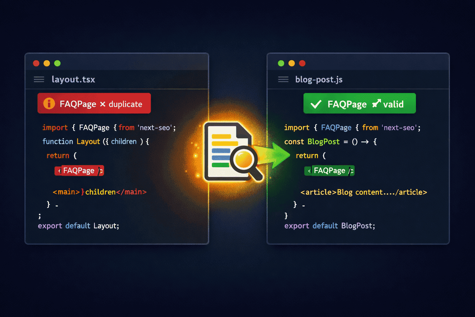 Fix Duplicate FAQPage Schema Error in Next.js (2026 Guide)