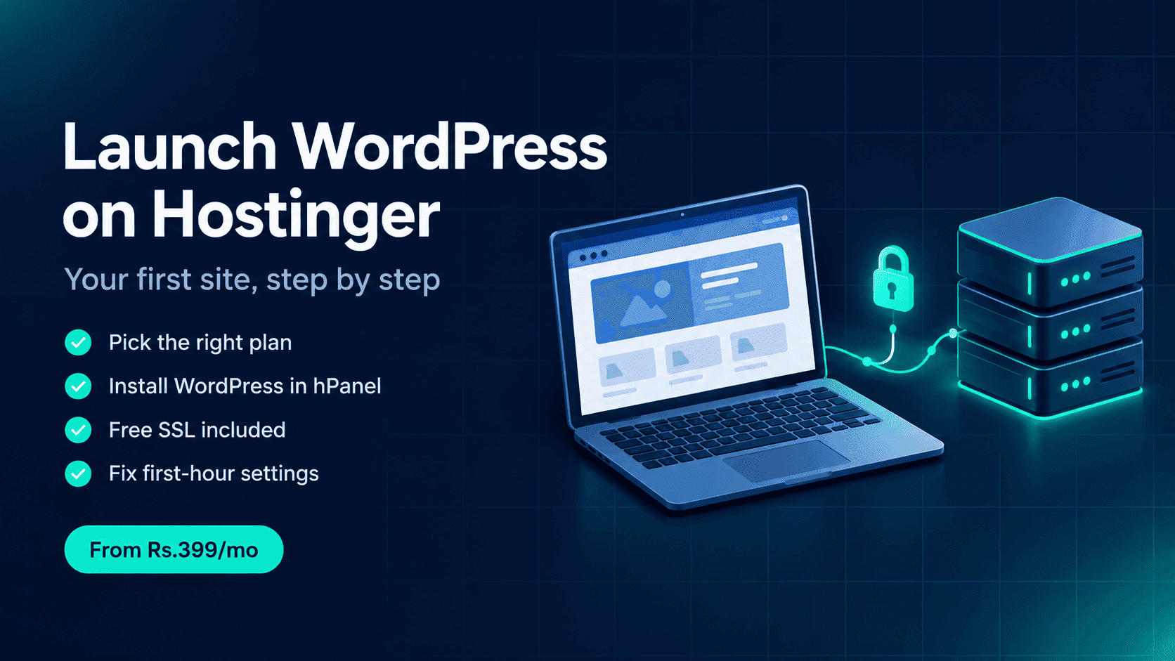 WordPress on Hostinger: Launch Your First Site Step by Step